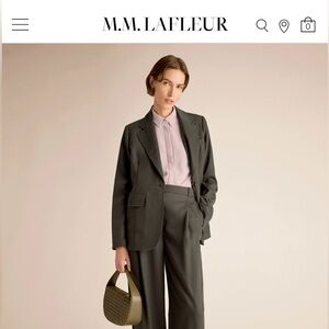 M.M.LaFleur Lagarde Blouse – Soft Blush Pink Button Down Top | Size 8